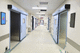 porte de service / d'hôpital / coulissante / antibactérienne