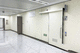 porte de protection / de service / d'hôpital / coulissante
