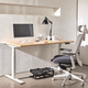 bureau rectangulaire / à hauteur variable