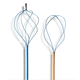 panier endoscopique pour extraction de calculs rénaux / droit / sans pointe / hélicoïdal
