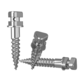 mini-implant dentaire en acier inoxydable / droit / à vis / d'ancrage orthodontique
