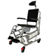 chaise garde robe avec accoudoirs / sur roulettes / avec seau / avec repose-pieds