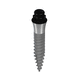 mini-implant dentaire conique / en titane / droit / tissue level