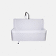 lavabo chirurgical 1 station / en gelcoat / en polyester / à commande au genou