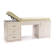 divan d'examen pour adulte / avec espace de rangement / 2 sections