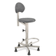 chaise de laboratoire / avec repose-pieds / à hauteur variable