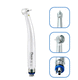 turbine dentaire / à air / par bouton-poussoir / avec éclairage LED