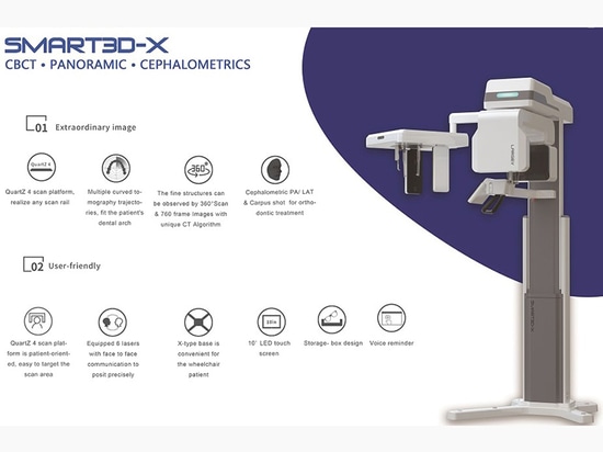 Le produit innovant de LargeV : le CBCT dentaire intelligent 3 en 1 Smart3D-X