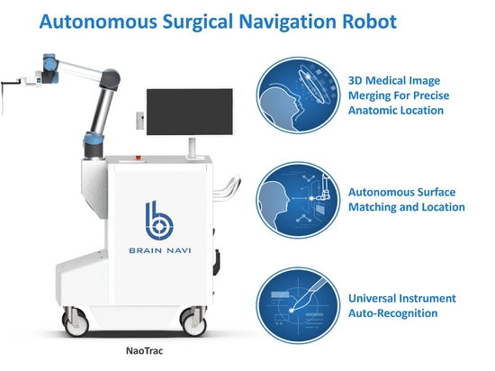 Robot de navigation chirurgicale NaoTrac