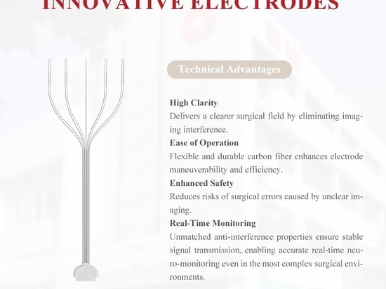 Première électrode innovante en fibre de carbone au monde