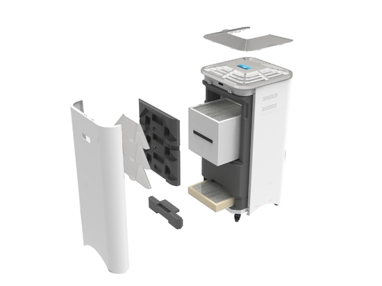 Purificateur d'air médical à pression positive