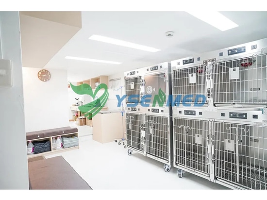 cage pour animaux en acier inoxydable YSVET1220C