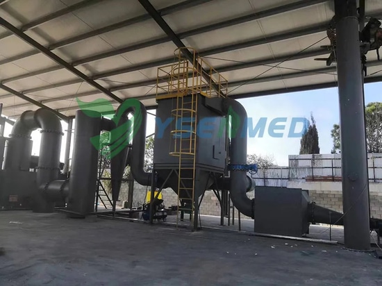 Incinérateur de déchets médicaux YSENMED avec système de purification des gaz installé à Chypre