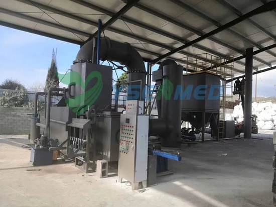 Incinérateur de déchets médicaux YSENMED avec système de purification des gaz installé à Chypre