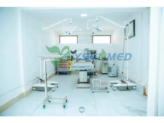 Un projet d'hôpital nouvellement construit en République démocratique du Congo