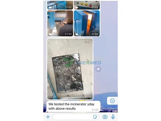 Un incinérateur de déchets fonctionne bien dans un hôpital au Ghana