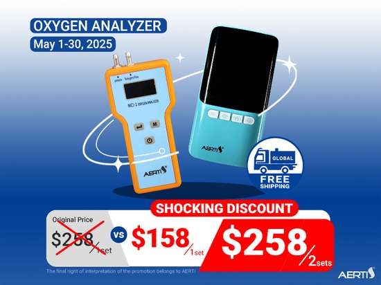 L'analyseur d'oxygène AERTI est en vente pour une durée limitée !