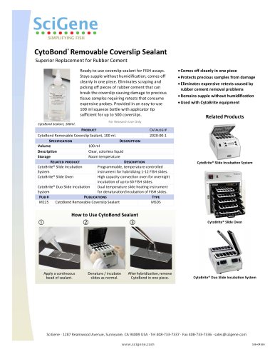 CytoBond®Removable Coverslip Sealant