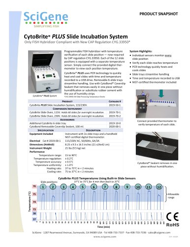 CytoBrite® PLUS Slide IncubaƟon System