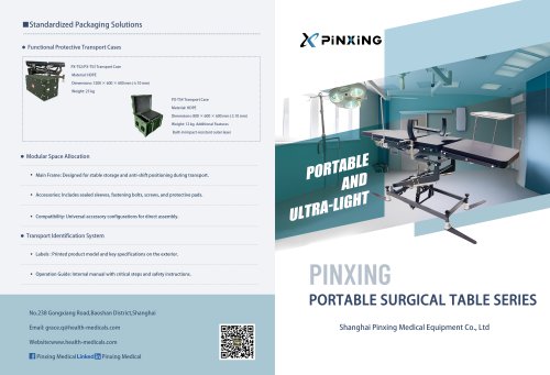 Portable operation table series