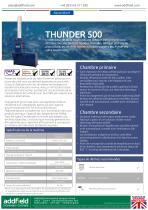 Incinérateur de déchets aquatiques Addfield Thunder 500 - Fiche technique