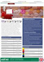 Incinérateur de déchets médicaux Addfield GM750 - Fiche technique