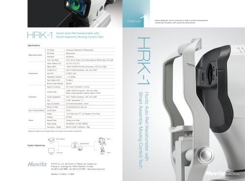 Auto Ref/Keratometer HRK-1