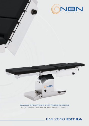 EM 2010 Extra - Electromechanical operating table