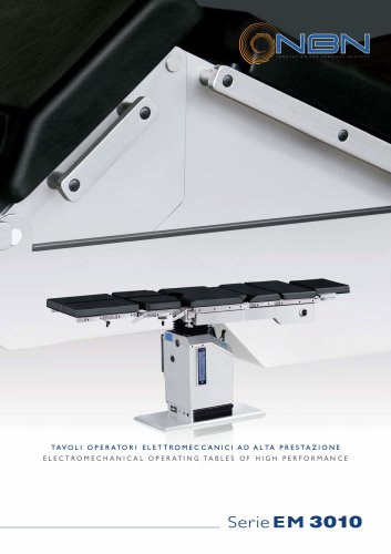 EM 3010 Series - Electromechanical operating tables of high performance