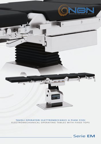 EM Series - Electromechanical operating tables with fixed tops