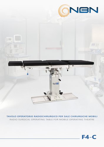 F4-C - Operating table for mobile operating theatre