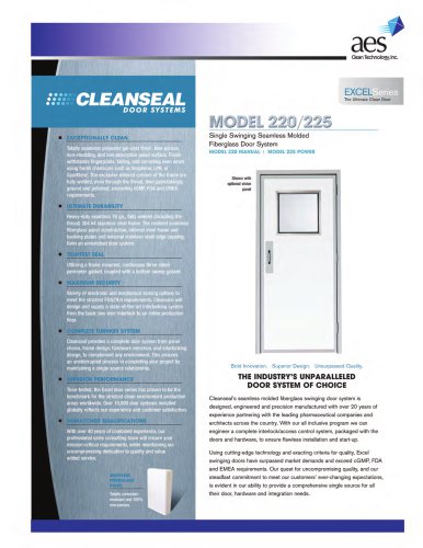 Fiberglass Single Swing Door