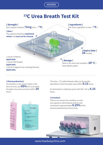 13C UREA BREATH TEST KIT