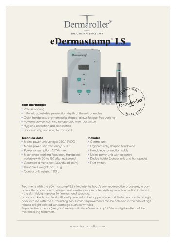 eDermastamp microneedling device