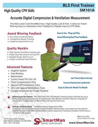 2018 SmartMan BLS First Trainer (SM101A) Brochure