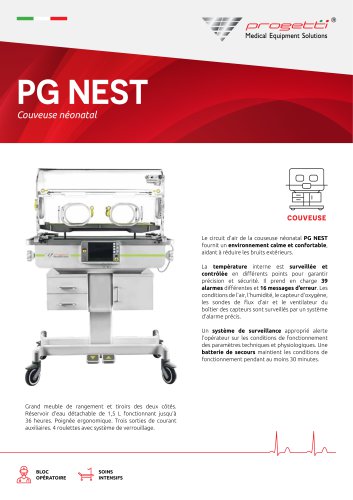 Incubateur néonatal sur roulettes