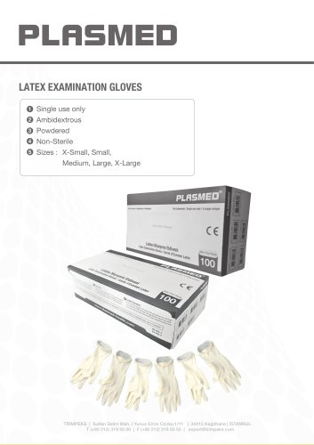 Latex Examination Gloves