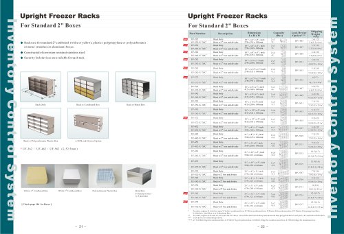 Upright Freezer Racks