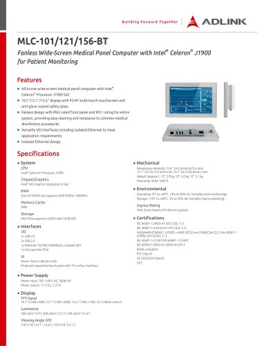 MLC-101/121/156-BT