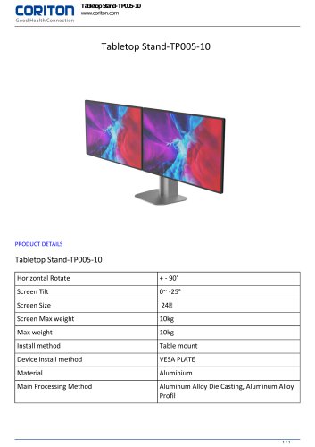 Tabletop Stand-TP005-10