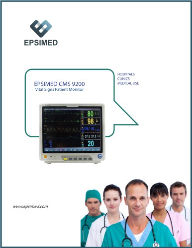 EPSIMED CMS9200 Vital Signs Patient Monitor