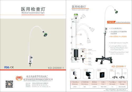 KD-2009W-1 9W LED Medical examination light