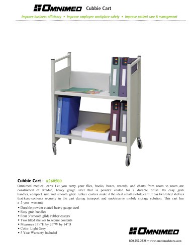 Cubbie Cart - #260500