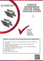 STRATOS Interspinous Fixator Datasheet