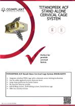 TITANOPEEK Stand Alone Cage System Datasheet