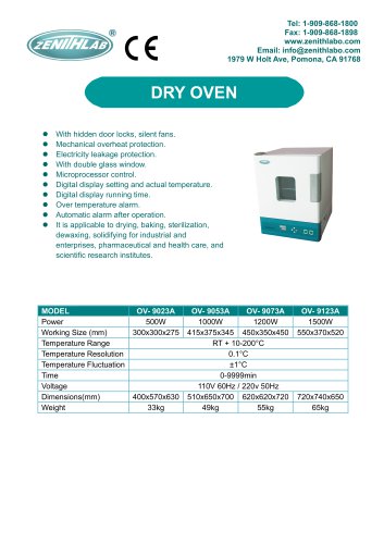 DRY OVEN