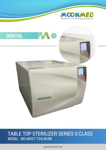 DENTAL TABLE TOP STERILIZER SERIES S CLASS