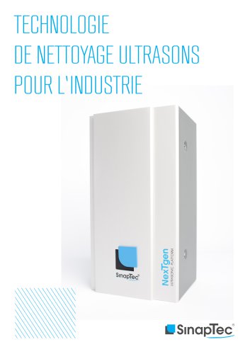 TECHNOLOGIE DE NETTOYAGE ULTRASONS POUR L’INDUSTRIE