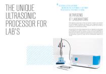 ULTRASONIC PROCESSOR FOR LAB’S - 3