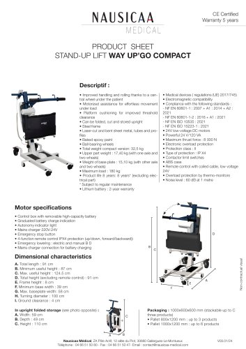 Product sheet WAY UP’GO